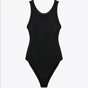 NWT Zara Women’s Black Matching Bodysuit!